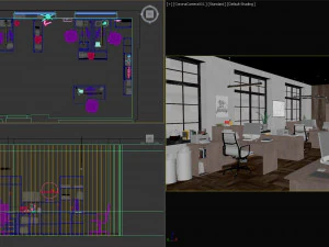 कार्यालय 3D मॉडल