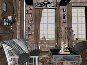 living room 3D Model