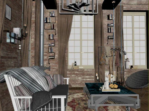 living room 3D Model