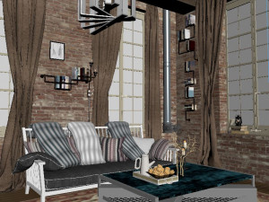 living room 3D Model