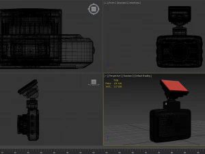 dvr camera videocamera electronics auto 3D Model