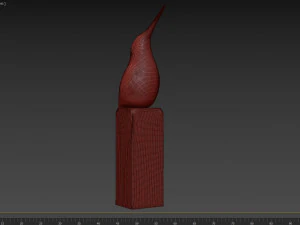 bird sculpture 3D Model