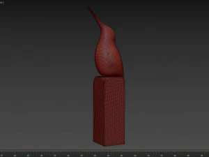 bird sculpture 3D Model