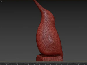 bird sculpture 3D Model