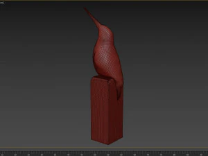 bird sculpture 3D Model