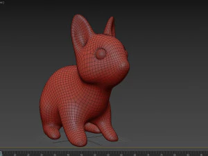 bunny sculpture 3D Model