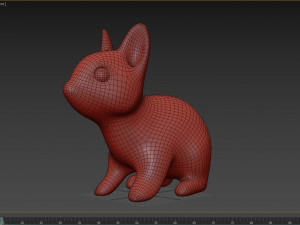 bunny sculpture 3D Model