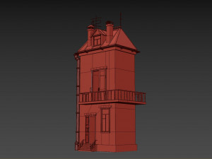 cartoon house 3D-Modell