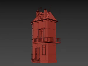 cartoon house 3D Model