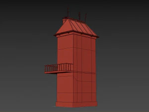 cartoon house 3D Model