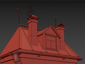 cartoon house 3D-Modell