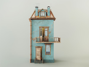 cartoon house 3D Model