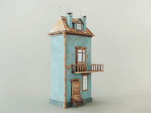 cartoon house 3D-Modell
