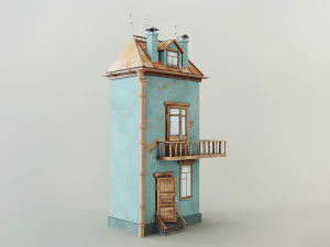 cartoon house 3D Model