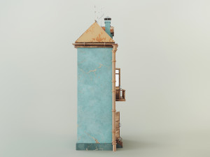 cartoon house 3D-Modell