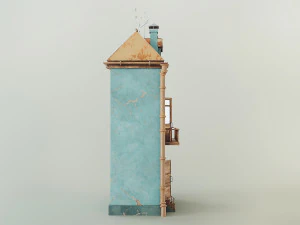 cartoon house 3D Model
