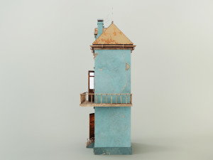 cartoon house 3D-Modell