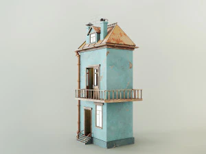 cartoon house 3D Model