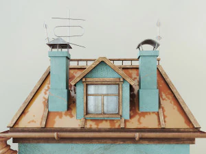 cartoon house 3D Model