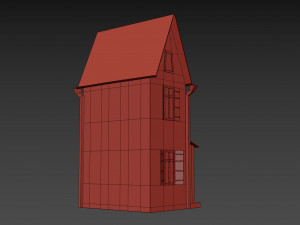 cartoon house 3D मॉडल