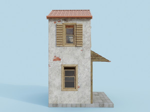 cartoon house 3D 모델