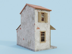 cartoon house 3D 모델