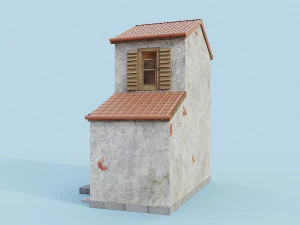 cartoon house 3D Model