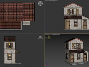 cartoon house 3D 모델