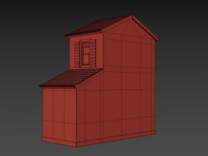 cartoon house 3D 모델