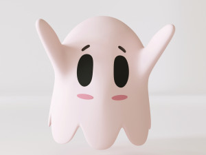 cute ghost 3D Model