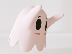 cute ghost 3D-Modell