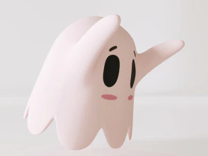 cute ghost 3D Model