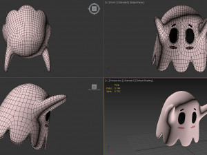cute ghost 3D-Modell