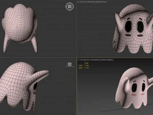 cute ghost 3D Model