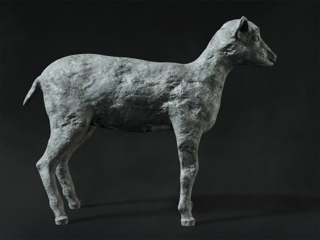 sheep sculpture Modelo 3D .c4d .max .obj .3ds .fbx .stl .blend 