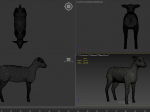 sheep sculpture Modelo 3D