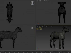 sheep sculpture 3D Model