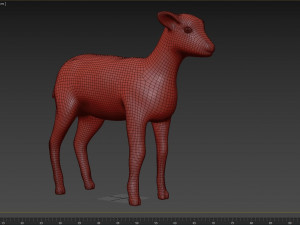 sheep sculpture Modelo 3D
