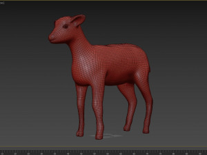 sheep sculpture Modelo 3D
