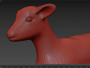 sheep sculpture 3D Model