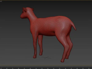 sheep sculpture 3D Model