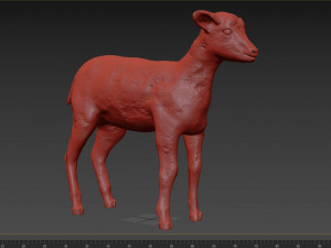 sheep sculpture Modelo 3D