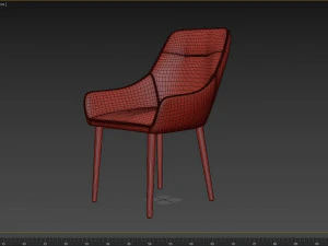 diana stool group 3D Model