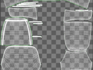diana stool group Modelo 3D