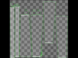 diana stool group 3D Model