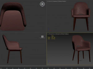 venus stool group 3D Model