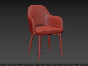 venus stool group 3D 模型