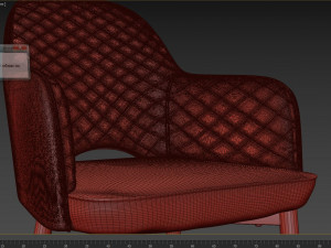 venus stool group 3D 模型