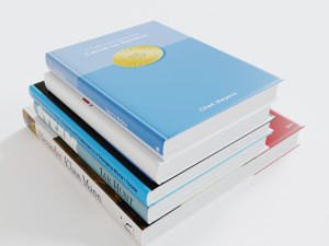 books Modello 3D