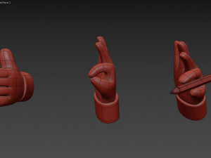 cartoon hands 3Dモデル